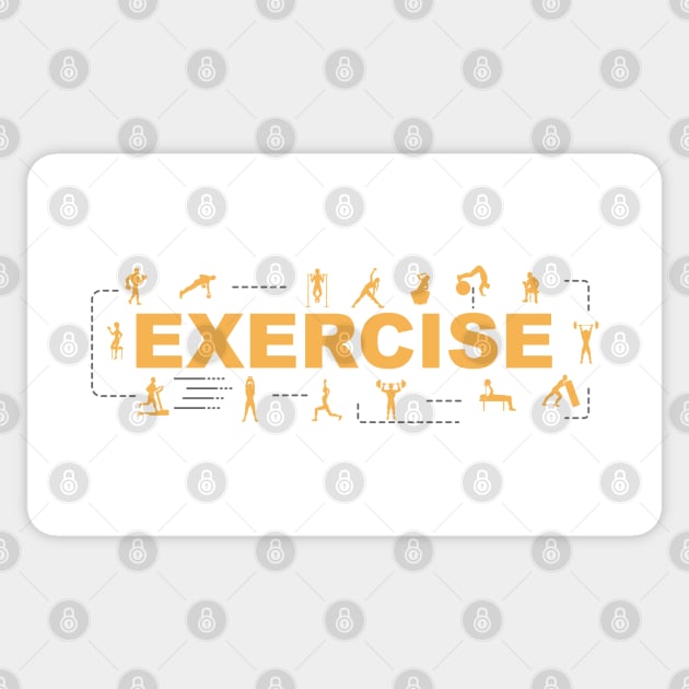 EXERCISE LIFE Sticker by STUDIOVO